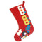 Kids Toy Train Hand Felted Wool Red Christmas Stocking Arcadia Home
